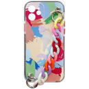 Husa Hurtel Color Chain Case gel flexible elastic case cover with a chain pendant for iPhone 13 mini multicolour  (4)