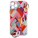 Husa Hurtel Color Chain Case gel flexible elastic case cover with a chain pendant for Samsung Galaxy A22 4G multicolour  (3)