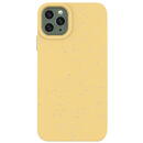 Husa Hurtel Eco Case Case for iPhone 11 Pro Silicone Cover Phone Cover Yellow