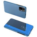 Husa Hurtel Clear View Case flip case Xiaomi Redmi Note 11 Pro+ 5G (China) / 11 Pro 5G (China) / Mi11i HyperCharge / Poco X4 NFC 5G blue