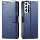Husa Hurtel Magnet Case elegant case cover cover with a flap and stand function for Samsung Galaxy S22 Ultra blue