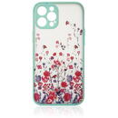 Husa Hurtel Design Case Cover for Samsung Galaxy A12 5G Flower Cover Light Blue