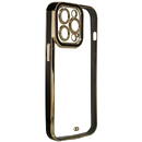 Husa Hurtel Fashion Case Cover for Xiaomi Redmi Note 11 Pro Gold Frame Gel Cover Black