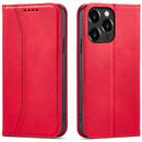 Husa Hurtel Magnet Fancy Case case for iPhone 14 flip cover wallet stand red