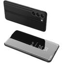 Husa Hurtel Clear View Case cover for Samsung Galaxy S23 flip cover black