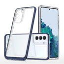 Husa Hurtel Clear 3in1 case for Samsung Galaxy S23 silicone cover with frame blue
