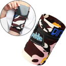 Hurtel Fabric armband for running fitness brown