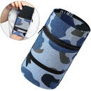 Hurtel Fabric armband on the arm for running fitness, camo blue