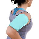 Hurtel Elastic fabric armband armband for running fitness S blue