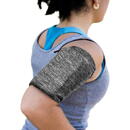 Hurtel Elastic fabric armband armband for running fitness M gray