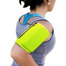 Hurtel Elastic fabric armband armband for running fitness L green