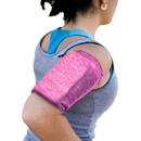 Hurtel Elastic fabric armband armband for running fitness XL pink
