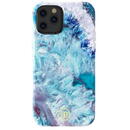 Husa Kingxbar Agate Series case decorated printed Agate iPhone 12 mini blue