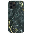 Husa Kingxbar Marble Series case decorated printed marble iPhone 12 mini black