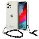 Husa Guess GUHCP12LKPSBK iPhone 12 Pro Max 6.7&quot; Transparent hardcase Black Pearl