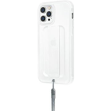 Husa UNIQ etui Heldro iPhone 12 Pro Max 6,7" biały/natural frost Antimicrobial