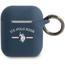 Husa U.S. Polo Assn. US Polo USACA2SFGV AirPods case granatowy/navy