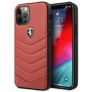 Husa Ferrari FEHQUHCP12MRE iPhone 12/12 Pro red/red hardcase Off Track Quilted