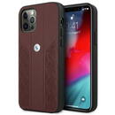 Husa Etui BMW BMHCP12LRSPPR iPhone 12 Pro Max 6,7" czerwony/red hardcase Leather Curve Perforate