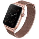 Husa UNIQ pasek Dante Apple Watch Series 4/5/6/7/8/SE/SE2 38/40/41mm Stainless Steel różwo-złoty/rose gold