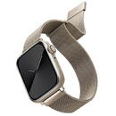 Husa UNIQ pasek Dante Apple Watch Series 4/5/6/7/8/SE/SE2 42/44/45mm Stainless Steel starlight