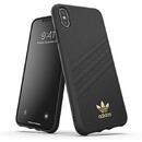 Husa Adidas OR Moulded Case PU iPhone XS Max Negru/black 34998