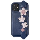 Husa Kingxbar Sweet Series case decorated with original Swarovski crystals iPhone 12 mini blue