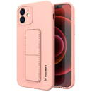 Husa Wozinsky Kickstand Case silicone case with stand for iPhone XS Max pink