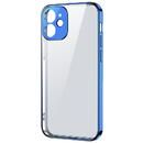 Husa Joyroom New Beauty Series ultra thin case with electroplated frame for iPhone 12 Pro dark-blue (JR-BP743)