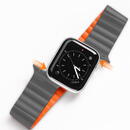 Husa Dux Ducis Magnetic Strap Watch Strap 7/6/5/4/3/2 / SE (41/40 / 38mm) Magnetic Gray Orange (Chain Version)