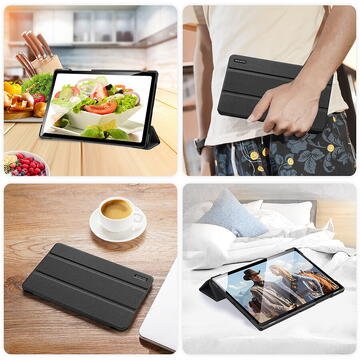 Dux Ducis Domo Foldable Cover Tablet Case with Smart Sleep Function Stand Samsung Galaxy Tab A8 10.5 2021 Black
