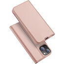 Husa Dux Ducis Skin Pro Holster Flip Cover for iPhone 14 / 13 pink