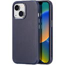Husa Dux Ducis Naples case for iPhone 14 Plus magnetic leather case MagSafe blue
