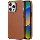 Husa Dux Ducis Naples case for iPhone 14 Pro magnetic leather case MagSafe brown