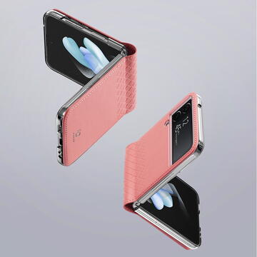 Husa Dux Ducis Bril case for Samsung Galaxy Z Flip4 with flip wallet back cover pink