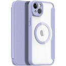 Husa Dux Ducis Skin X Pro Case iPhone 14 Plus Magnetic MagSafe Flip Case Purple