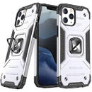 Husa Wozinsky Ring Armor Case Kickstand Tough Rugged Cover for iPhone 13 silver