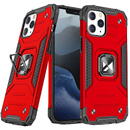 Husa Wozinsky Ring Armor Case Kickstand Tough Rugged Cover for iPhone 13 Pro red