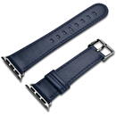 Husa iCarer Leather Vintage wristband genuine leather strap for Watch 3 38mm / Watch 2 38mm / Watch 1 38mm dark blue (RIW117-DB（38）)