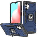 Husa Wozinsky Ring Armor tough hybrid case cover + magnetic holder for Samsung Galaxy A13 5G blue