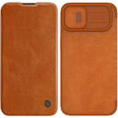 Husa Nillkin Qin Pro Leather Case iPhone 14 6.1 2022 Brown