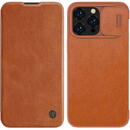 Husa Nillkin Qin Pro Leather Case iPhone 14 Pro 6.1 2022 Brown