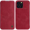 Husa Nillkin Qin Pro Leather Case iPhone 14 Pro Max 6.7 2022 Red