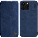 Husa Nillkin Qin Pro Leather Case iPhone 14 Pro Max 6.7 2022 Blue