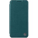 Husa Nillkin Qin Pro Leather Case-plain leather iPhone 14 6.1 2022 Exuberant Green