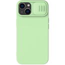 Husa Nillkin CamShield Magnetic Silicone Case iPhone 14 Magnetic MagSafe case with camera cover green