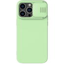 Husa Nillkin CamShield Magnetic Silicone Case iPhone 14 Pro magnetic MagSafe cover with camera cover green