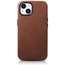 Husa iCarer Oil Wax Premium Leather Case magnetic leather case iPhone 14 with MagSafe brown (WMI14220701-RB)