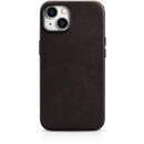 Husa iCarer Oil Wax Premium Leather Case magnetic leather case iPhone 14 with MagSafe brown (WMI14220701-BN)