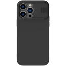 Husa Nillkin CamShield Silky Silicone Case iPhone 14 Pro Max cover with camera cover black